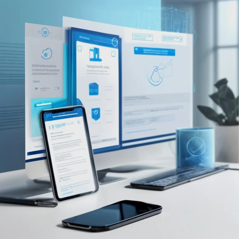 Illustration of password vault and lock